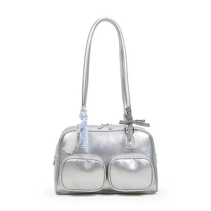 Ladies Silver Shoulderbags