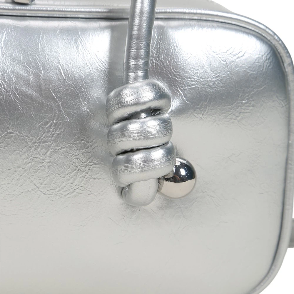 silver designer mini bag silver designer mini bag