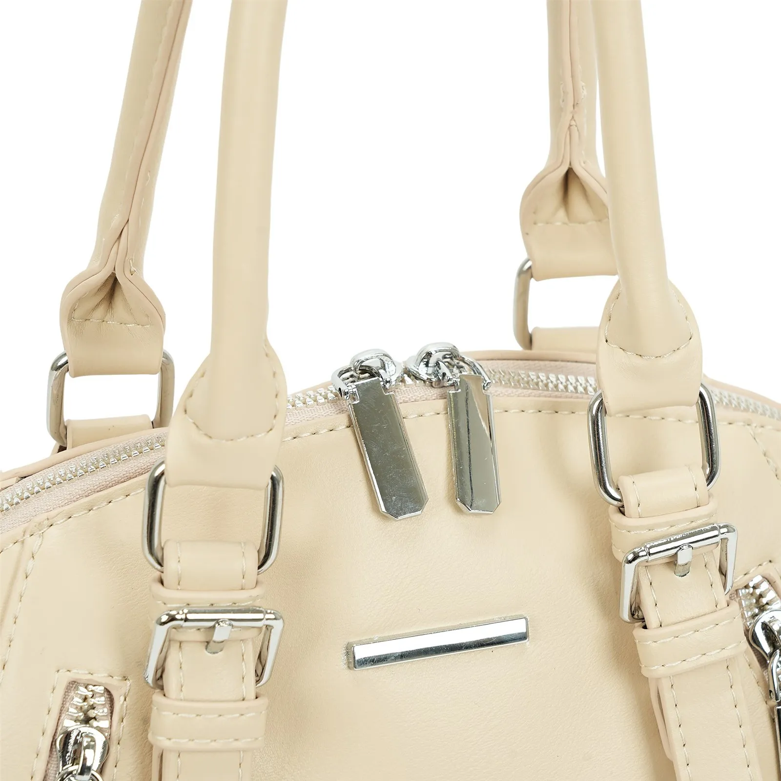 elegant beige handbag with top handle elegant beige handbag with top handle