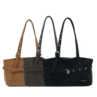 Adjustable Buckle Shoulder Bag For Women