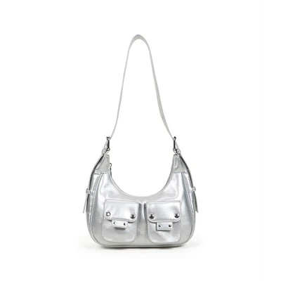 Silver Sparkly Shoulder Bag